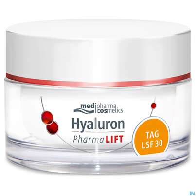 Sie sehen eine Packung Hyaluron Pharma Lift Tag Lsf30 50ml, Produktbild: 02 Hyaluron Pharma Lift Tag Lsf30 50ml, A-Nr.: 5181880 - 02