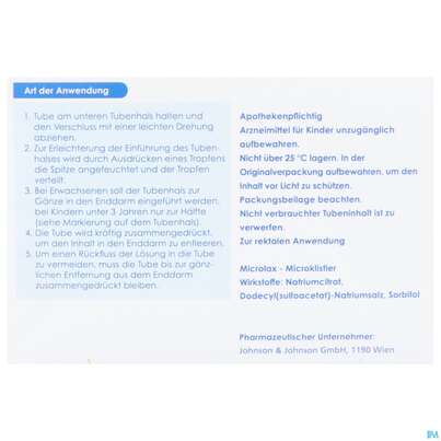 Microlax-microklistier Tube 5ml 12st, A-Nr.: 3907568 - 03