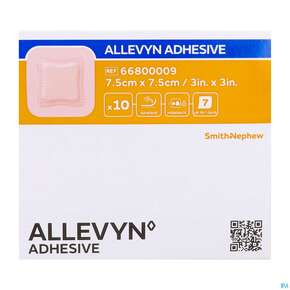 Wundverband Allevyn/polyurethan Adhesive 7,5x 7,5cm -tam 10st, A-Nr.: 4736620 - 01