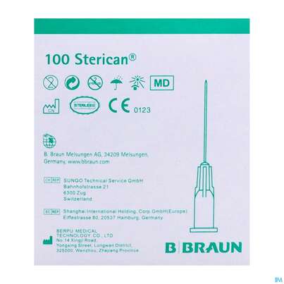 Sie sehen eine Packung Injektionsspritzen U.zubeh. Insulin/einmalkanuelen Sterican G26x 1/2 0,45x12mm 46654 100st, Produktbild: 06 Injektionsspritzen U.zubeh. Insulin/einmalkanuelen Sterican G26x 1/2 0,45x12mm 46654 100st, A-Nr.: 3048556 - 06