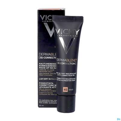 Vichy Dermablend 3d Coverflow 45 Gold 30ml, A-Nr.: 4436013 - 09