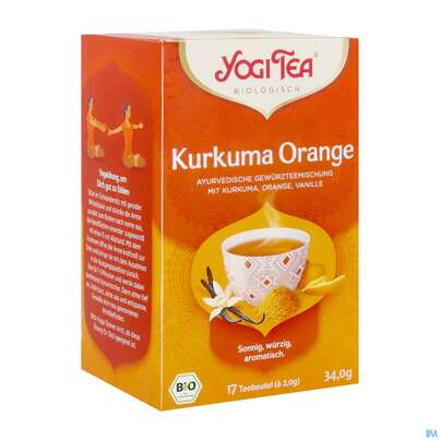 Yogi Tea Bio Kurkuma Orange 17st, A-Nr.: 5750102 - 02