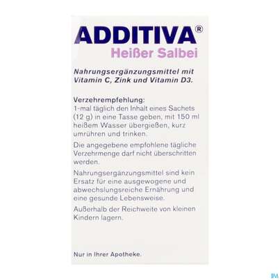 Additiva Pulver Heisser Salbei 10012 10st, A-Nr.: 5810117 - 11