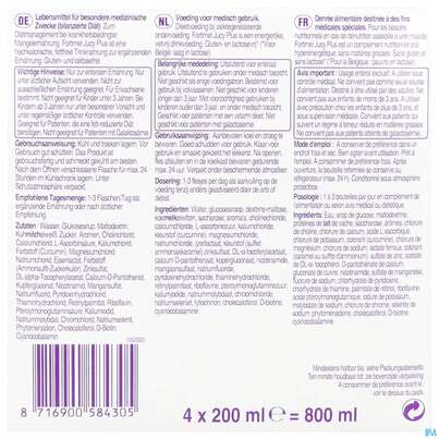Sie sehen eine Packung Fortimel/jucy Plus Fluessig 200ml Birne Holunder 4st, Produktbild: 04 Fortimel/jucy Plus Fluessig 200ml Birne Holunder 4st, A-Nr.: 5808528 - 04