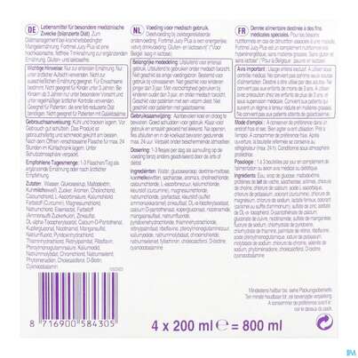 Sie sehen eine Packung Fortimel/jucy Plus Fluessig 200ml Birne Holunder 4st, Produktbild: 05 Fortimel/jucy Plus Fluessig 200ml Birne Holunder 4st, A-Nr.: 5808528 - 05