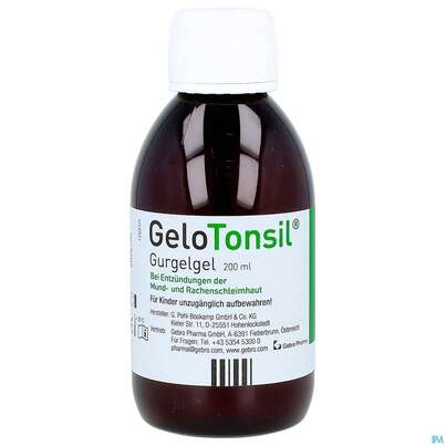Gelotonsil Gurgelgel 200ml, A-Nr.: 5911255 - 09