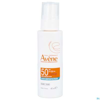 Sie sehen eine Packung Sonnenprodukte Avene Anti-imperfection Fluid Spf50 40ml, Produktbild: 08 Sonnenprodukte Avene Anti-imperfection Fluid Spf50 40ml, A-Nr.: 5899169 - 08