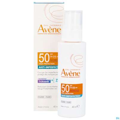 Sie sehen eine Packung Sonnenprodukte Avene Anti-imperfection Fluid Spf50 40ml, Produktbild: 09 Sonnenprodukte Avene Anti-imperfection Fluid Spf50 40ml, A-Nr.: 5899169 - 09