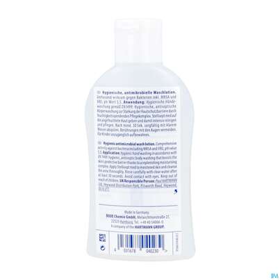 Sie sehen eine Packung Stellisept Med Antimikrob.waschlotion -hartmann 100ml, Produktbild: 05 Stellisept Med Antimikrob.waschlotion -hartmann 100ml, A-Nr.: 3699199 - 05