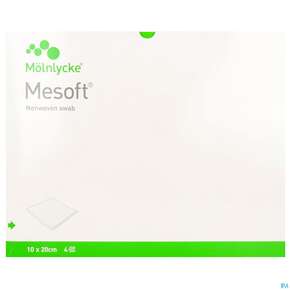 Vlieskompressen Mesoft/set Steril 10x 20cm 4 Fach 120st (60x2), A-Nr.: 1652360 - 01