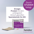 Sie sehen eine Packung femidoc CIMICIFUGA 13 mg Filmtabletten, Produktbild: 04 femidoc CIMICIFUGA 13 mg Filmtabletten, A-Nr.: 5533787 - 04