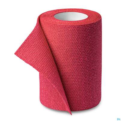 Sie sehen eine Packung Elastische Binden Idealast/haft Kohaesiv/color Rot 4mx 8cm 1st, Produktbild: 08 Elastische Binden Idealast/haft Kohaesiv/color Rot 4mx 8cm 1st, A-Nr.: 4174642 - 08