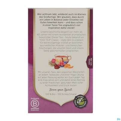 Yogi Tea Bio Seelenbalsam 17st, A-Nr.: 5750119 - 10