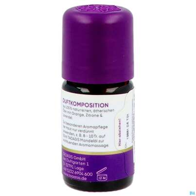 Sie sehen eine Packung Taoasis Duftkomposition Mein Fokus 5ml, Produktbild: 03 Taoasis Duftkomposition Mein Fokus 5ml, A-Nr.: 5811447 - 03