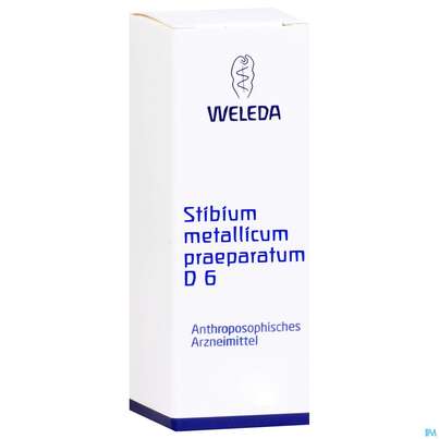 Stibium/met.praep. -weleda Trituration D 6 20g, A-Nr.: 0896226 - 03