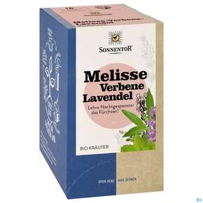 Sonnentor Aufgussbeutel/bio Melisse-verbene-lavendel 02336 18st, A-Nr.: 5913076 - 01