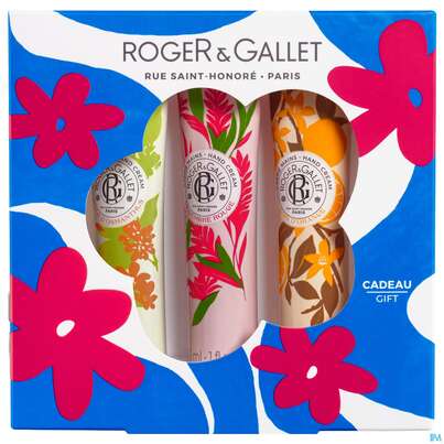 Roger &amp; Gallet Hand Creme Trio Energizing Gingembre Rouge +bois D'orange+fleur Osmantu 1st, A-Nr.: 5954023 - 01