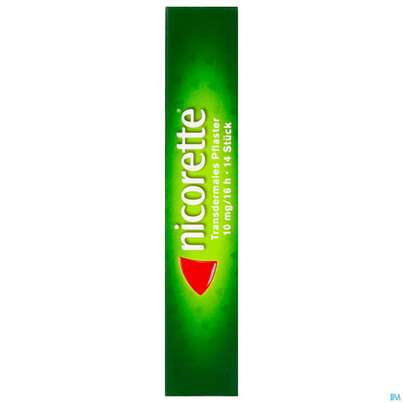 Nicorette Transdermales Pflaster 10mg/16h 14st, A-Nr.: 3537410 - 07
