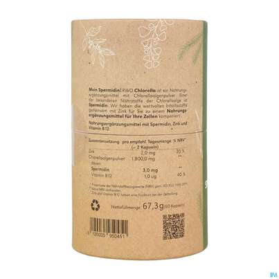 Mein Spermidinerwo Chlorella Kapseln 60st, A-Nr.: 5884251 - 04