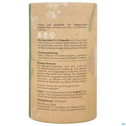 Mein Spermidinerwo Chlorella Kapseln 60st, A-Nr.: 5884251 - 05