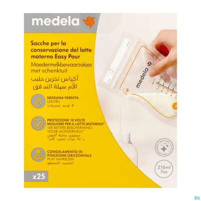 Medela Muttermilchbeutel Easypour 25st, A-Nr.: 5909867 - 04