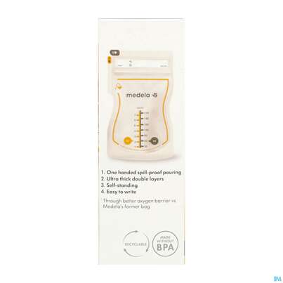 Medela Muttermilchbeutel Easypour 25st, A-Nr.: 5909867 - 08