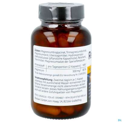 Magnesium Kapseln Restaxil 60st, A-Nr.: 5934807 - 03