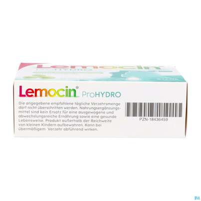 Sie sehen eine Packung Lemocin Prohydro Lutschtabl 50st, Produktbild: 07 Lemocin Prohydro Lutschtabl 50st, A-Nr.: 5896739 - 07