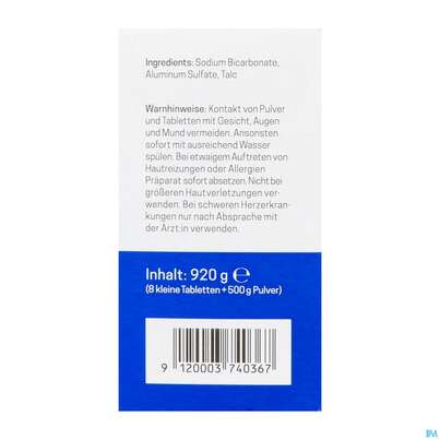 Helfe Cordis Kohlensaeurebad Fuer Teilbaeder 8 Tabl 920g 500g Pulver, A-Nr.: 5921822 - 06