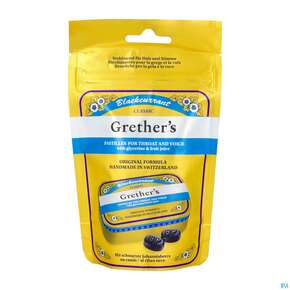 Grethers Pastillen Blackcu. Beutel 110g, A-Nr.: 5924826 - 01
