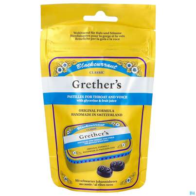 Grethers Pastillen Blackcu. Beutel 110g, A-Nr.: 5924826 - 02