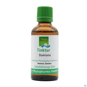 Damiana Tinktur Phytopharma 50ml, A-Nr.: 3107566 - 01