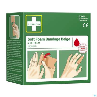 Sie sehen eine Packung Cederroth Snoegg Pflasterverband Selbsthaftend Latexfrei Rolle Beige 6x 450cm 1st, Produktbild: 02 Cederroth Snoegg Pflasterverband Selbsthaftend Latexfrei Rolle Beige 6x 450cm 1st, A-Nr.: 5692528 - 02