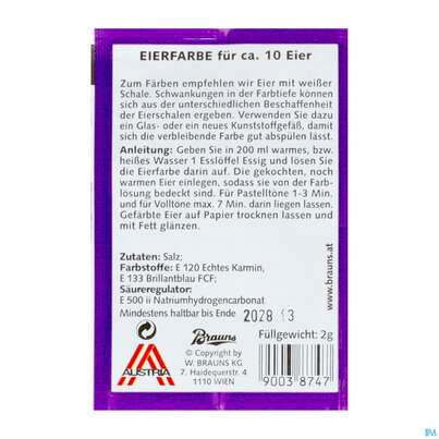 Brauns Eierfarbe Violett 2g, A-Nr.: 0216585 - 04