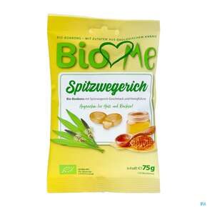 Bio Loves Me Bonbons Spitzwegerich +honig 75g, A-Nr.: 5817579 - 01