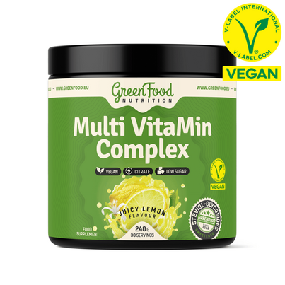 GreenFood Nutrition Multi VitaMin Complex 240 G Zitrone, A-Nr.: 6004677 - 01