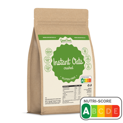 Sie sehen eine Packung GreenFood Nutrition Glutenfreie Haferflocken 650g, Produktbild: 01 GreenFood Nutrition Glutenfreie Haferflocken 650g, A-Nr.: 5633773 - 01
