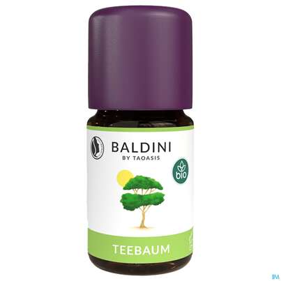 Sie sehen eine Packung Taoasis Baldini Bio Teebaum 5ml, Produktbild: 02 Taoasis Baldini Bio Teebaum 5ml, A-Nr.: 4237130 - 02