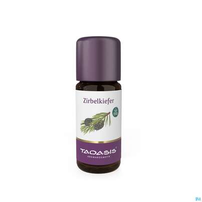 Sie sehen eine Packung Aetherische Oele Taoasis Bio Zirbelkiefer 10ml, Produktbild: 04 Aetherische Oele Taoasis Bio Zirbelkiefer 10ml, A-Nr.: 4158465 - 04