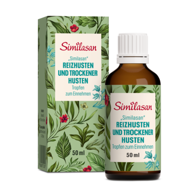 Sie sehen eine Packung „Similasan“ Reizhusten und trockener Husten Tropfen zum Einnehmen, Produktbild: 01 „Similasan“ Reizhusten und trockener Husten Tropfen zum Einnehmen, A-Nr.: 0752088 - 01