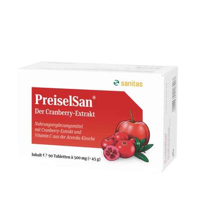 Sie sehen eine Packung PREISELSAN 90 TBL, Produktbild: 01 PREISELSAN 90 TBL, A-Nr.: 3789382 - 01