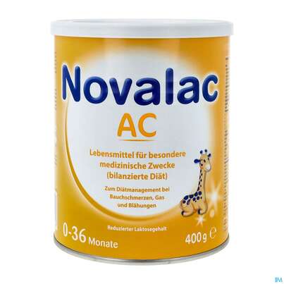 Sie sehen eine Packung Novalac Ac 400g, Produktbild: 02 Novalac Ac 400g, A-Nr.: 3170820 - 02