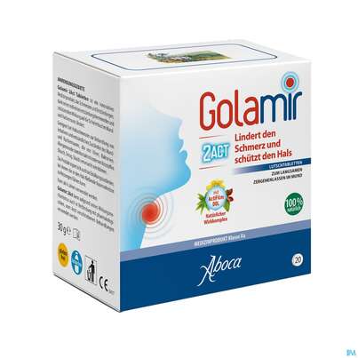 Aboca Golamir 2act Lutschtabl Ab 6 Jahren Halsschmerzen 20st, A-Nr.: 5571888 - 02