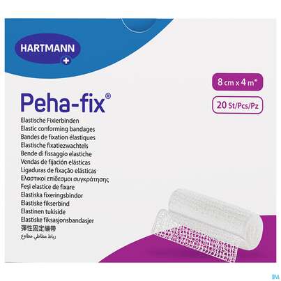 Sie sehen eine Packung Elastische Binden Peha-fix Fixierbinde 4mx 8cm 1st, Produktbild: 03 Elastische Binden Peha-fix Fixierbinde 4mx 8cm 1st, A-Nr.: 4902811 - 03