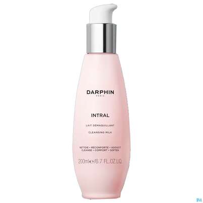 Sie sehen eine Packung Darphin Intral Cleansing Milk 200ml, Produktbild: 01 Darphin Intral Cleansing Milk 200ml, A-Nr.: 2709926 - 01
