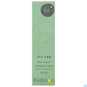 Cbd Hanf Aroma Vollextrakt Bio Biobloom 10% 10ml, A-Nr.: 5319031 - 01
