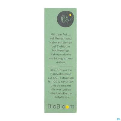 Cbd Hanf Aroma Vollextrakt Bio Biobloom 10% 10ml, A-Nr.: 5319031 - 03