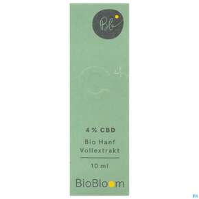 Cbd Hanf Aroma Vollextrakt Bio Biobloom 4% 10ml, A-Nr.: 4796556 - 01