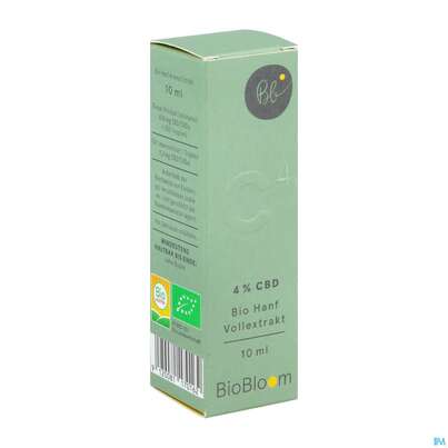 Cbd Hanf Aroma Vollextrakt Bio Biobloom 4% 10ml, A-Nr.: 4796556 - 02