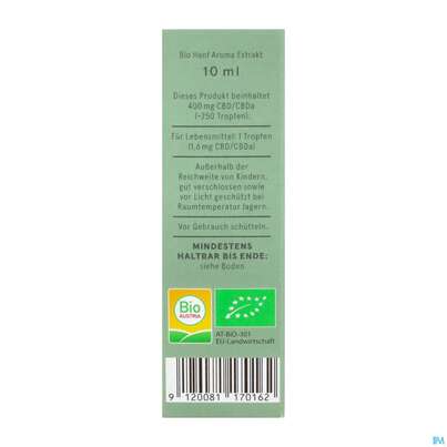 Cbd Hanf Aroma Vollextrakt Bio Biobloom 4% 10ml, A-Nr.: 4796556 - 06